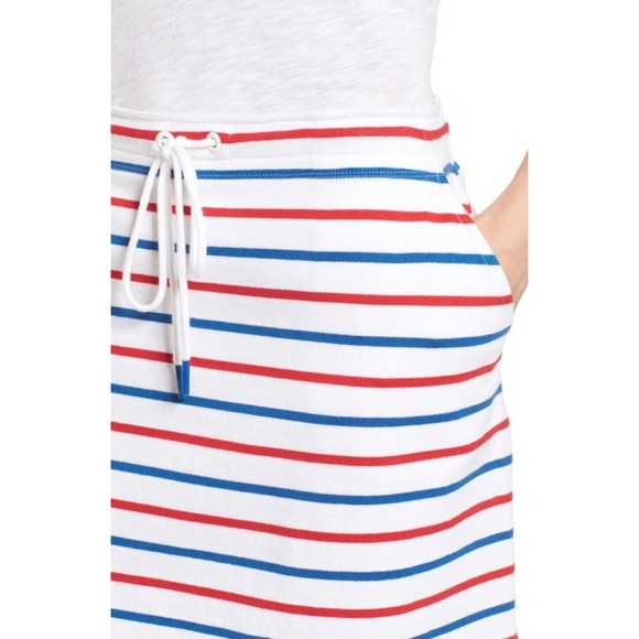 Stripe Knit Drawstring Skirt - Picture 3 of 4